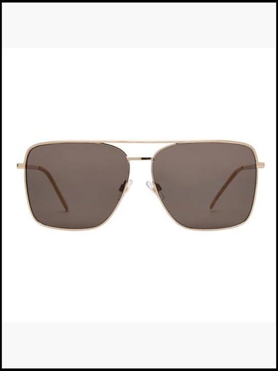 Aviator Sunglasses - Metal Frame, Polycarbonate Lenses, UV Protected main image 4